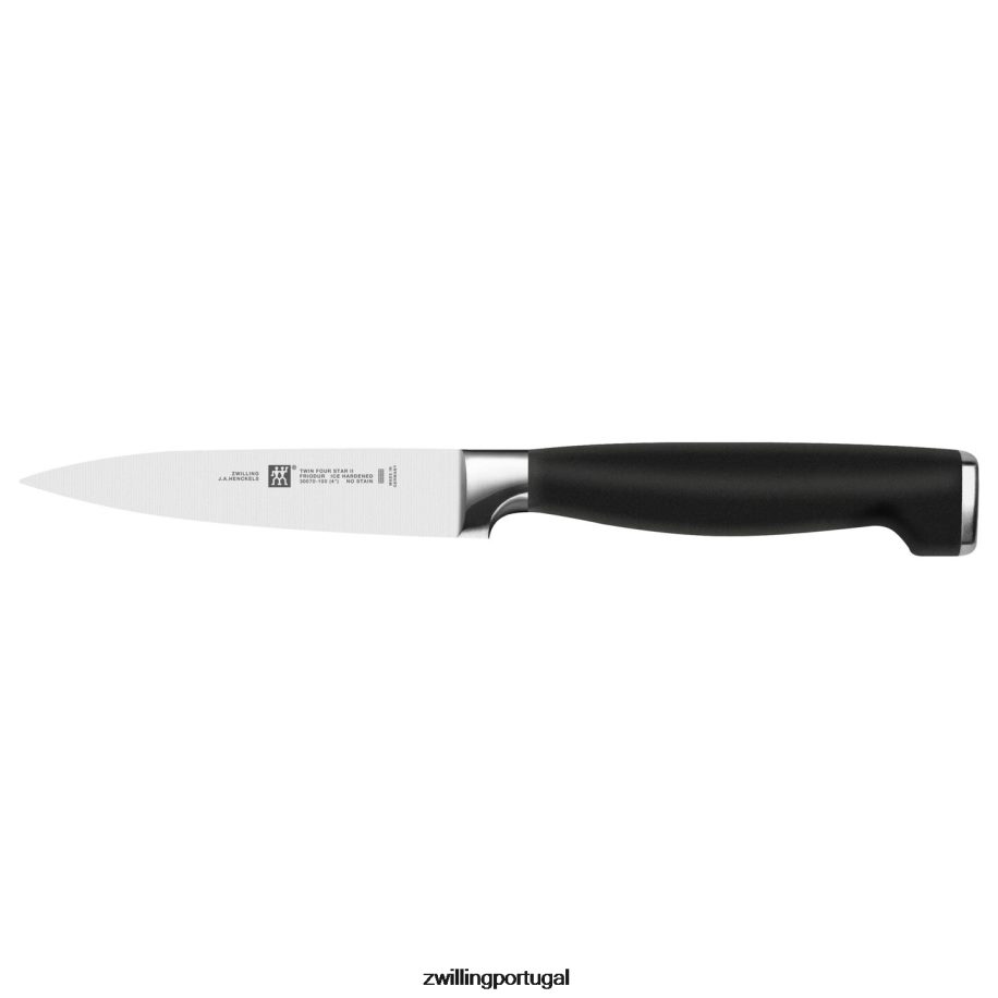 Zwilling talheres 442PVP239 Twin Four Star II de 4 polegadas, faca de descascar