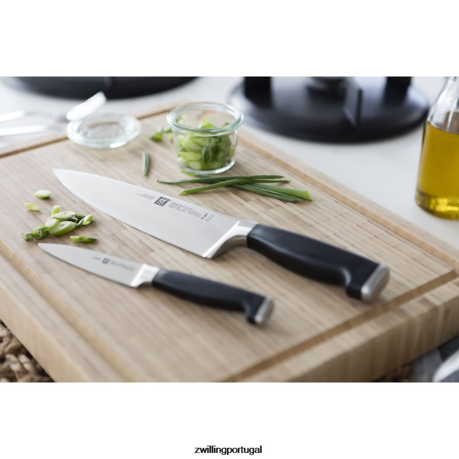 Zwilling talheres 442PVP239 Twin Four Star II de 4 polegadas, faca de descascar