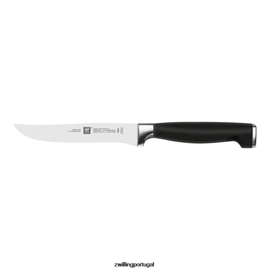 Zwilling talheres 442PVP373 twin four star ii 4 peças, conjunto de faca para bife