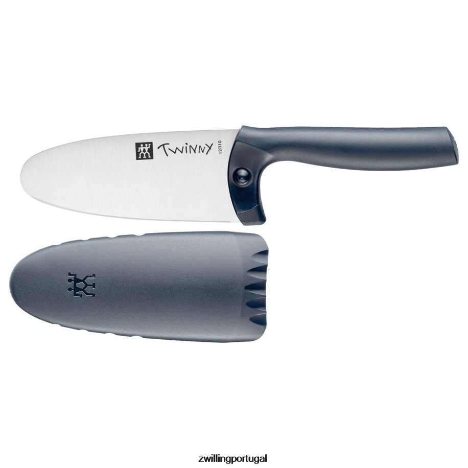 Zwilling talheres 442PVP97 Twinny 4,25 polegadas, faca de chef, azul