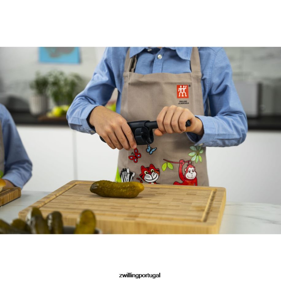 Zwilling talheres 442PVP97 Twinny 4,25 polegadas, faca de chef, azul