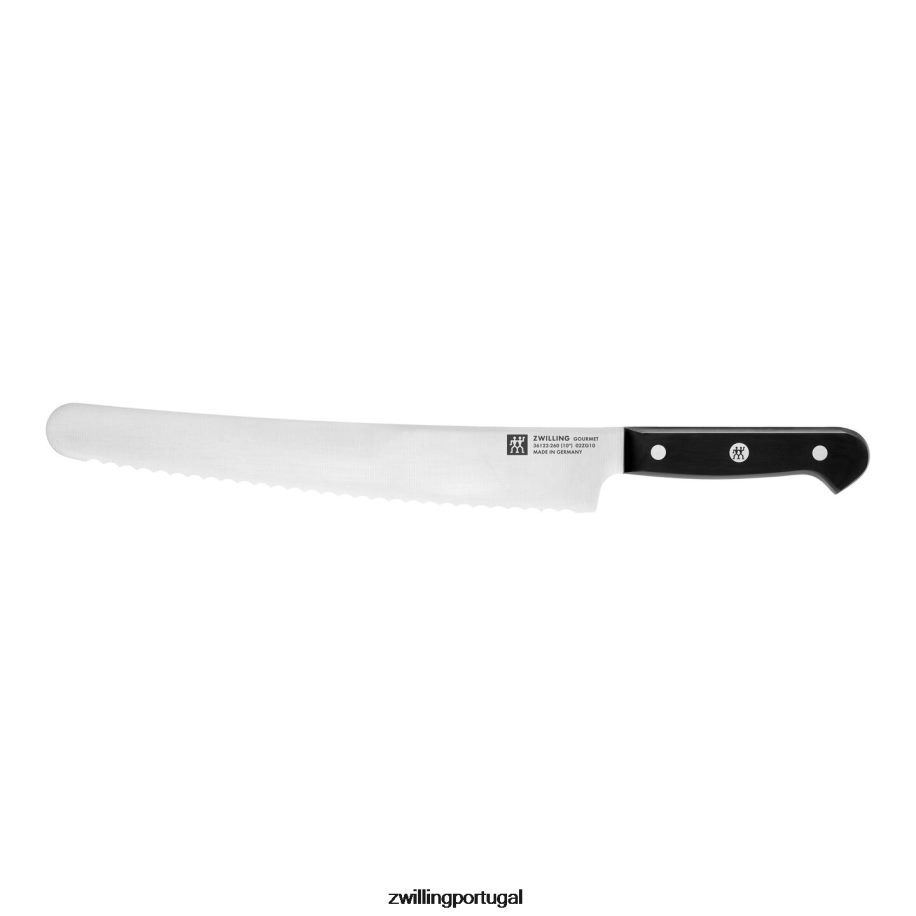 Zwilling talheres 442PVP209 faca gourmet de 10 polegadas para pão / pastelaria