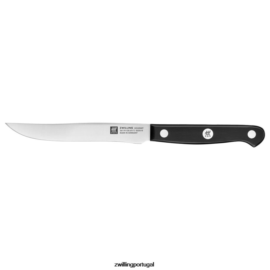 Zwilling talheres 442PVP238 gourmet de 4,5 polegadas, faca de bife