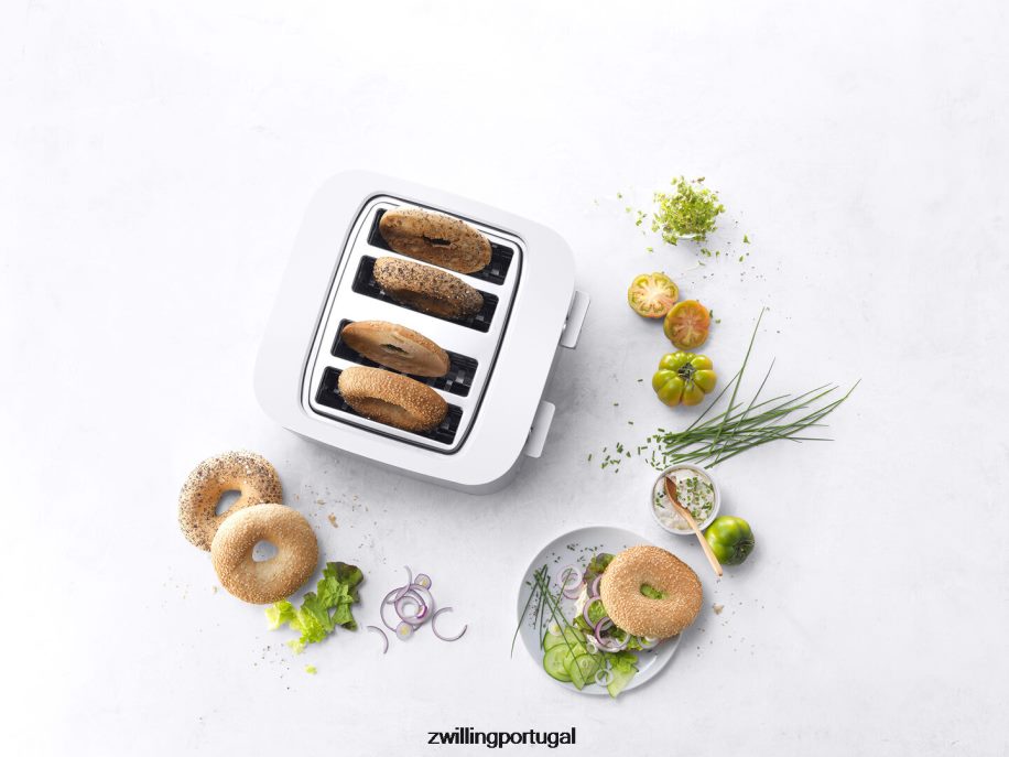 Zwilling talheres 442PVP561 Torradeira enfinigy de 4 slots - prata - remodelada