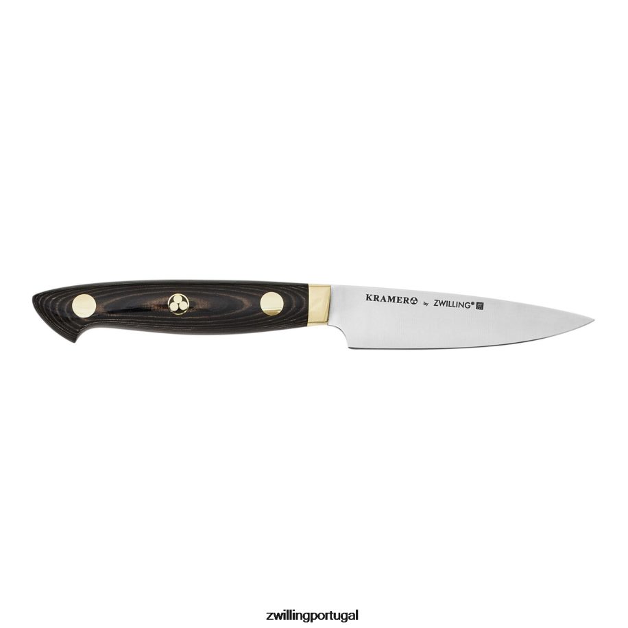Zwilling talheres 442PVP156 bob kramer carbono 2.0 3,5 polegadas, faca de descascar
