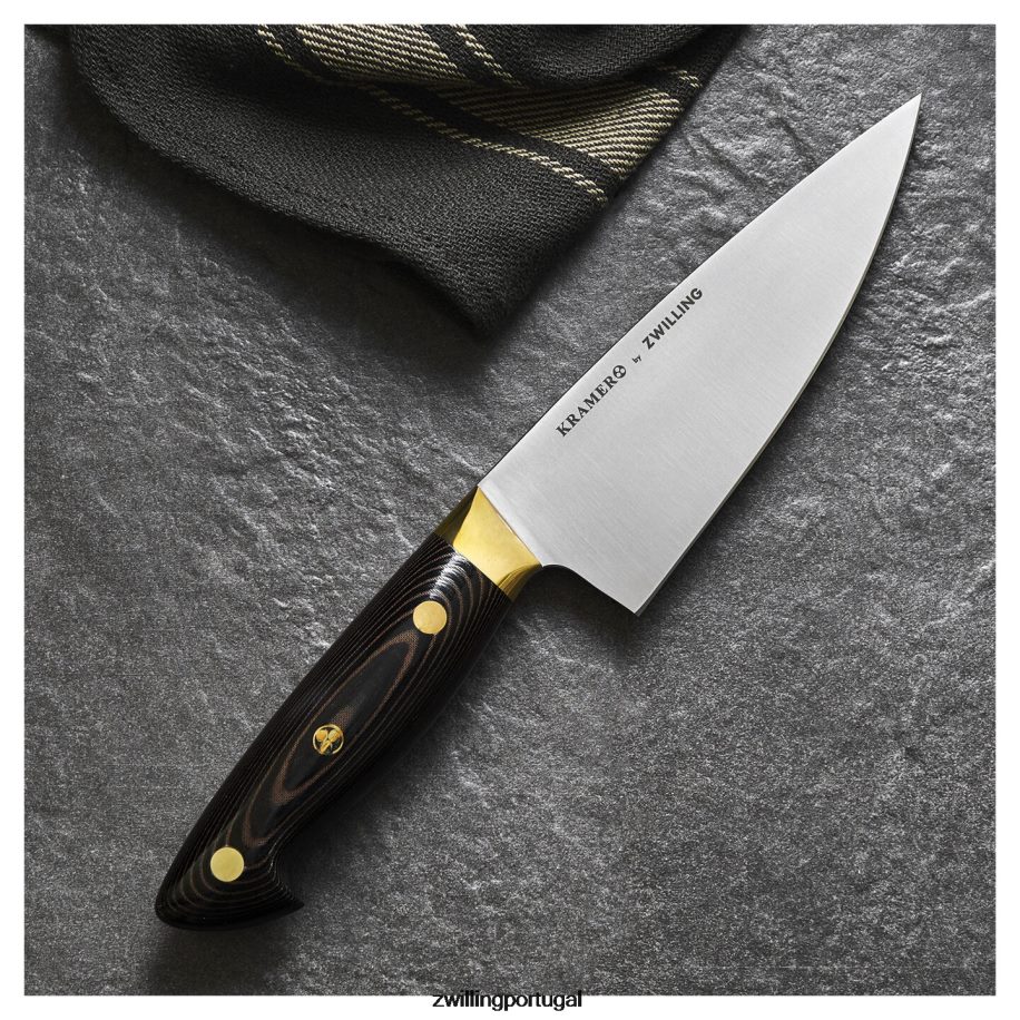 Zwilling talheres 442PVP161 bob kramer carbono 2.0 6 polegadas, faca de chef