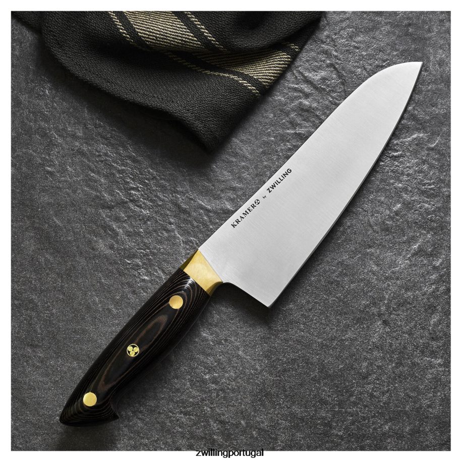 Zwilling talheres 442PVP166 bob kramer carbono 2.0 7 polegadas, santoku