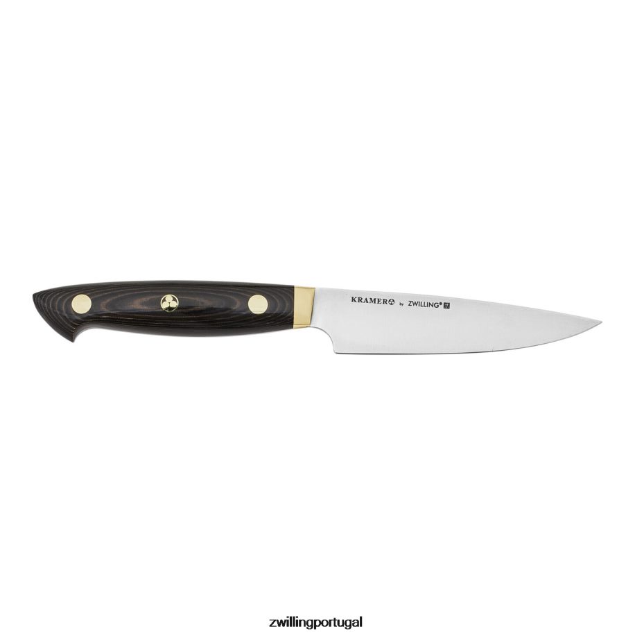 Zwilling talheres 442PVP181 Faca utilitária Bob Kramer Carbon 2.0 de 5 polegadas, fio fino