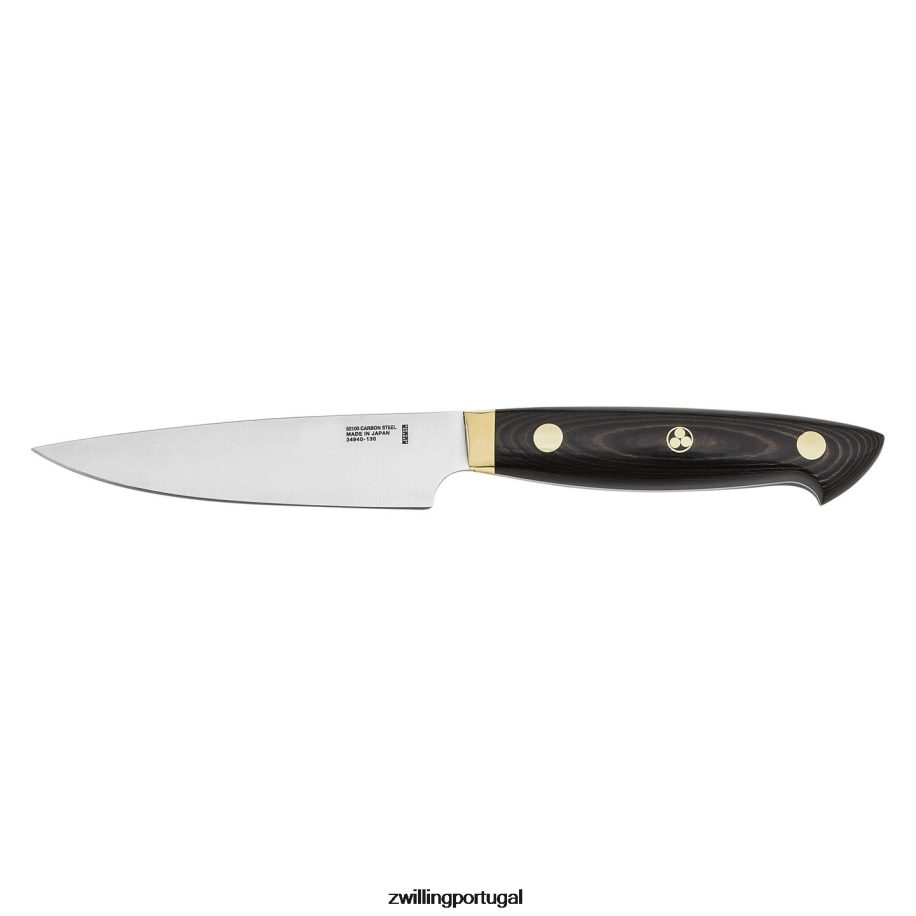 Zwilling talheres 442PVP181 Faca utilitária Bob Kramer Carbon 2.0 de 5 polegadas, fio fino