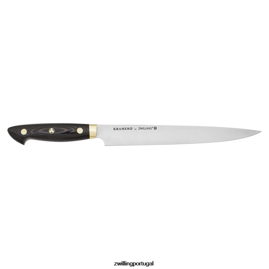 Zwilling talheres 442PVP304 faca de corte bob kramer carbono 2.0 de 9 polegadas