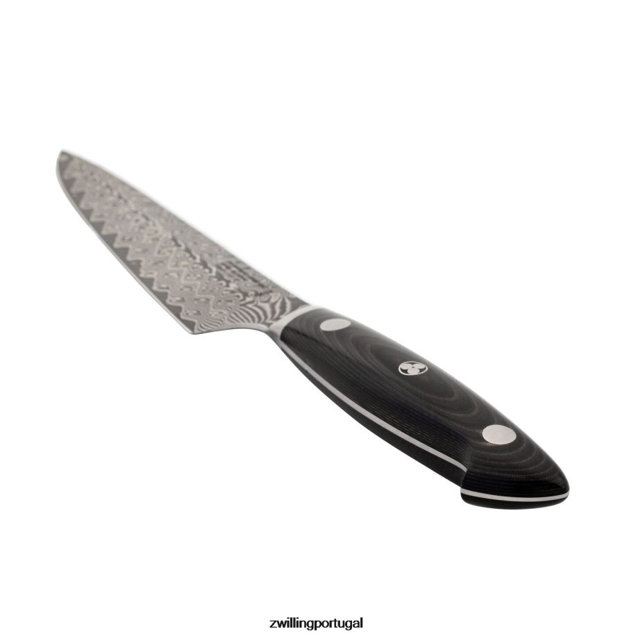 Zwilling talheres 442PVP252 kramer - coleção euroline damasco faca de preparação de 5,5 polegadas, fio fino