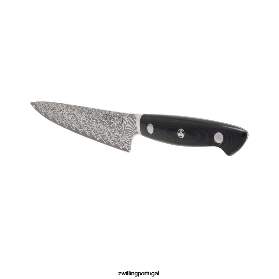 Zwilling talheres 442PVP252 kramer - coleção euroline damasco faca de preparação de 5,5 polegadas, fio fino