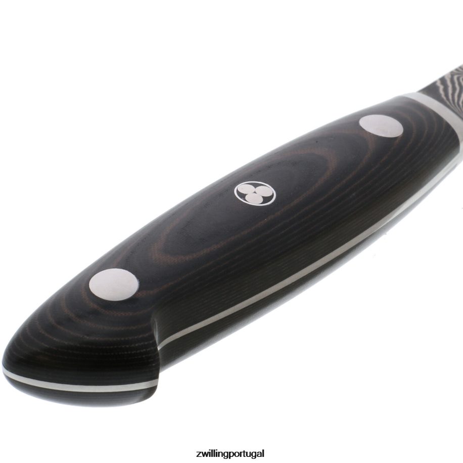 Zwilling talheres 442PVP376 kramer - coleção euroline inoxidável damasco 4 peças, conjunto de facas para bife