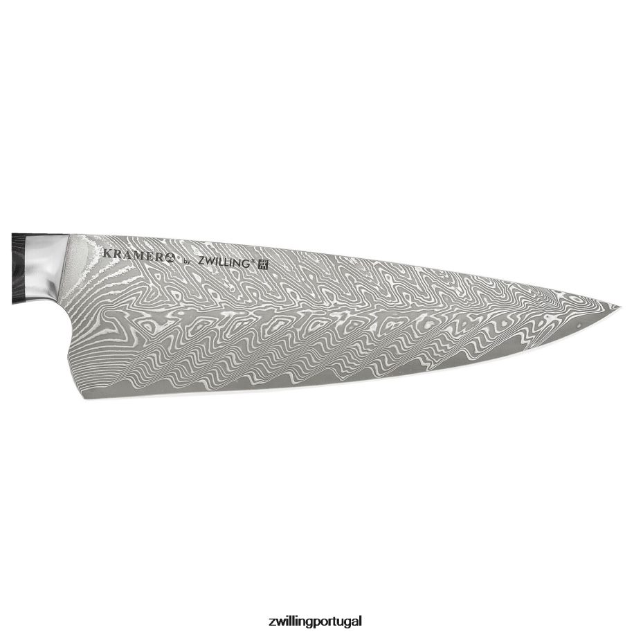 Zwilling talheres 442PVP53 kramer - coleção euroline inoxidável damasco 8 polegadas, faca de chef