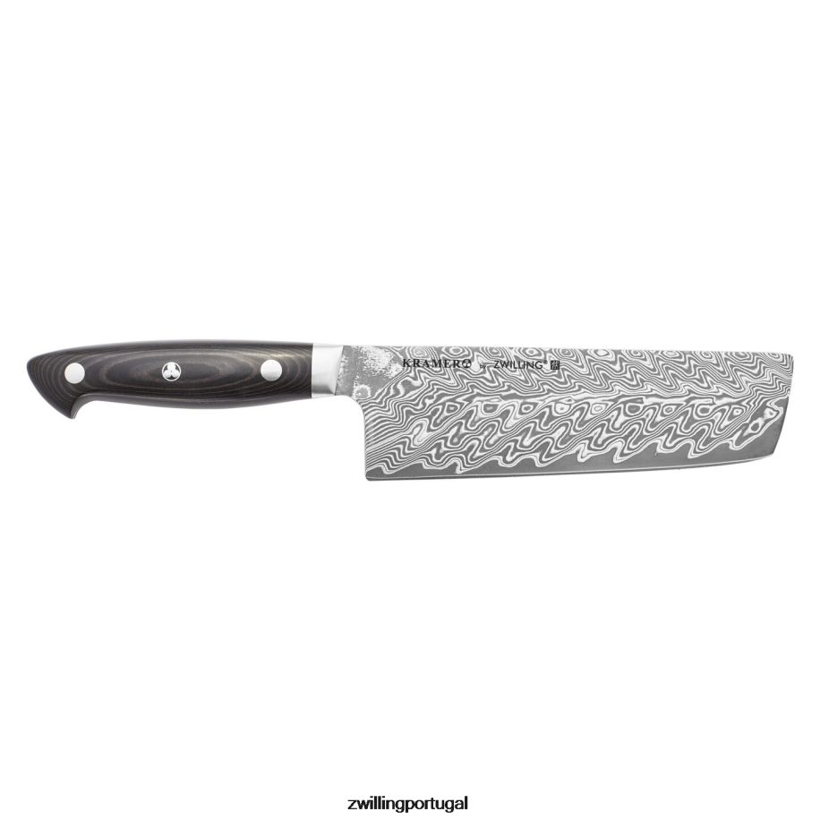 Zwilling talheres 442PVP75 kramer - coleção euroline inoxidável damasco 6,5 polegadas, nakiri