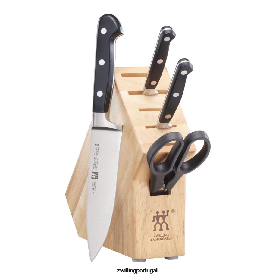 Zwilling talheres 442PVP287 conjunto de blocos de estúdio profissional de 5 peças