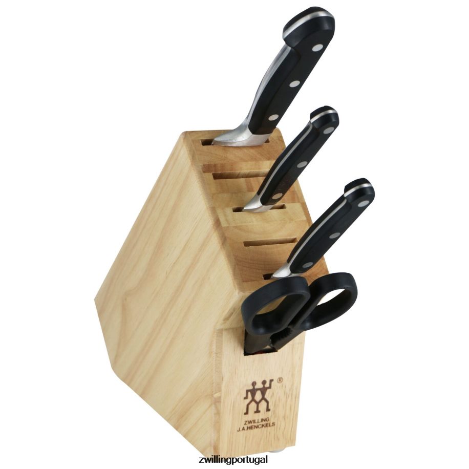 Zwilling talheres 442PVP287 conjunto de blocos de estúdio profissional de 5 peças