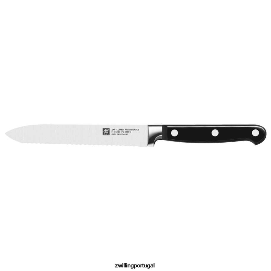 Zwilling talheres 442PVP48 conjunto profissional de 10 peças, bloco com bandeja para facas em madeira de faia, natural