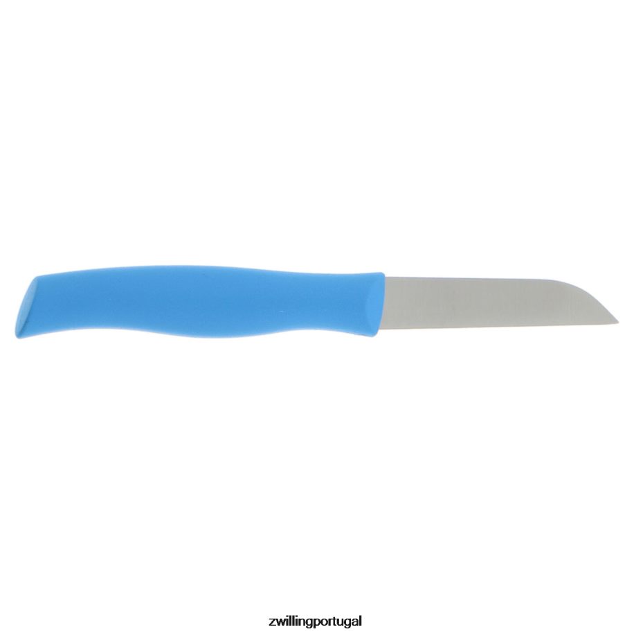 Zwilling talheres 442PVP16 faca de vegetais com punho duplo de 3 polegadas, azul