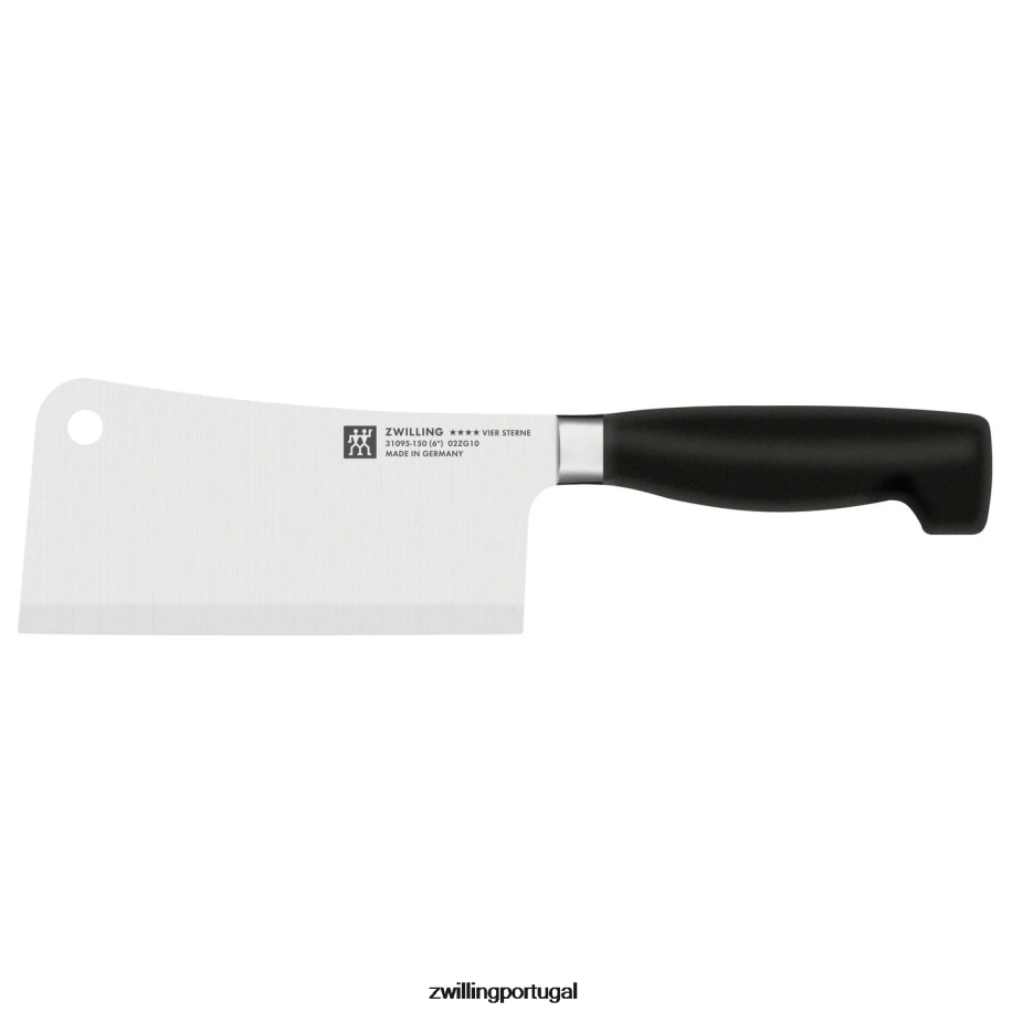 Zwilling talheres 442PVP144 quatro estrelas de 6 polegadas, cutelo de carne