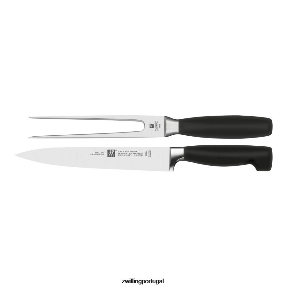 Zwilling talheres 442PVP152 quatro estrelas, 2 peças, faca de fatiar/trinchar