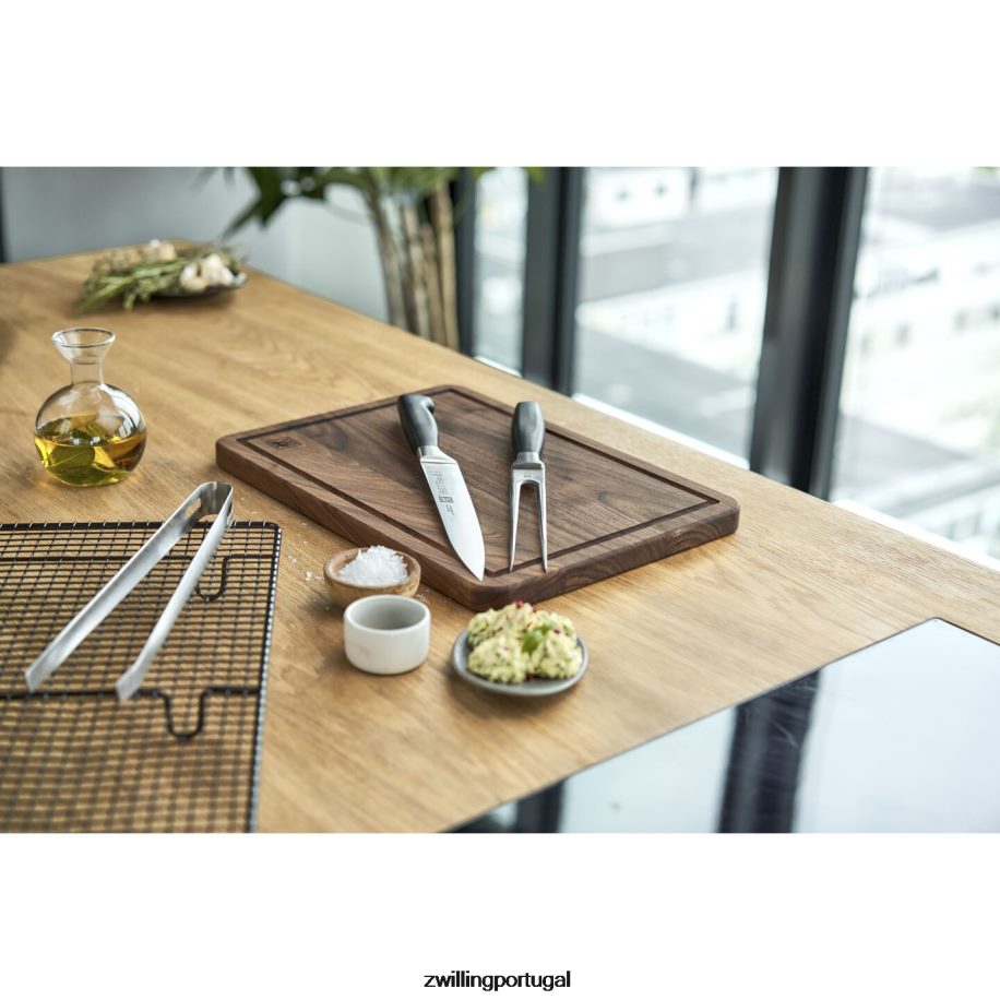 Zwilling talheres 442PVP152 quatro estrelas, 2 peças, faca de fatiar/trinchar