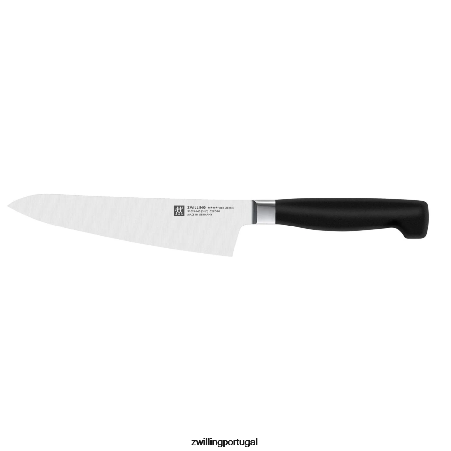 Zwilling talheres 442PVP174 faca de preparação quatro estrelas de 5,5 polegadas, fio fino