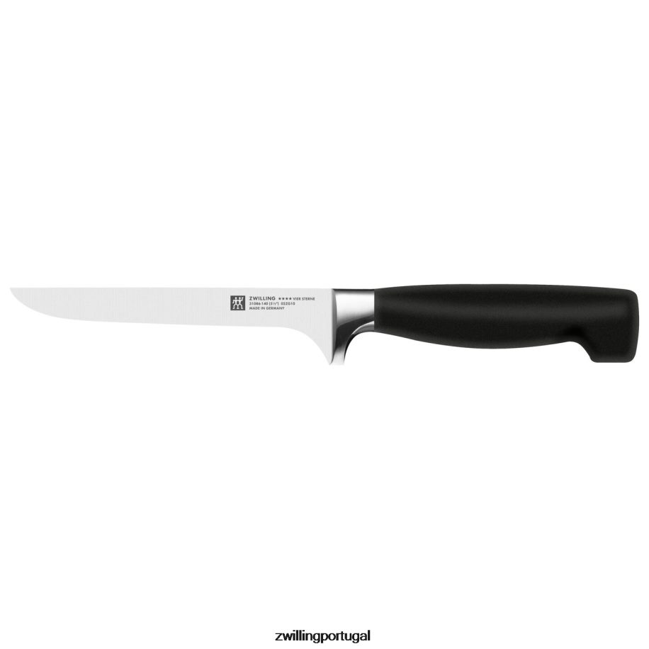 Zwilling talheres 442PVP24 quatro estrelas, 20 peças, conjunto de bloco de faca, natural