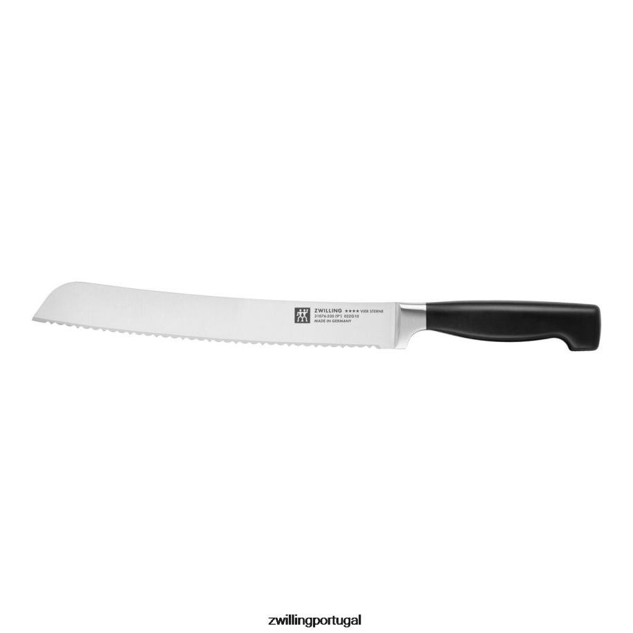 Zwilling talheres 442PVP254 faca de pão country de quatro estrelas de 9 polegadas