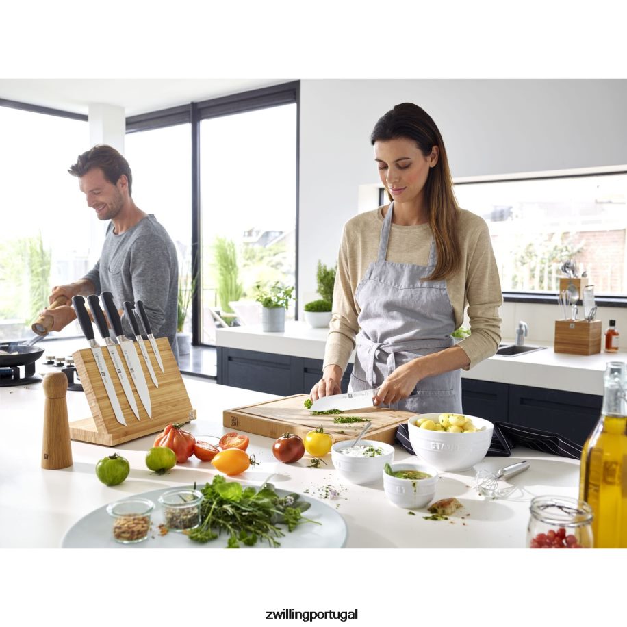 Zwilling talheres 442PVP254 faca de pão country de quatro estrelas de 9 polegadas