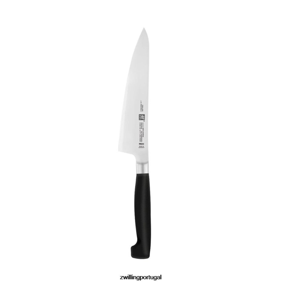 Zwilling talheres 442PVP2 quatro estrelas, 8 peças, conjunto de bloco de faca, natural