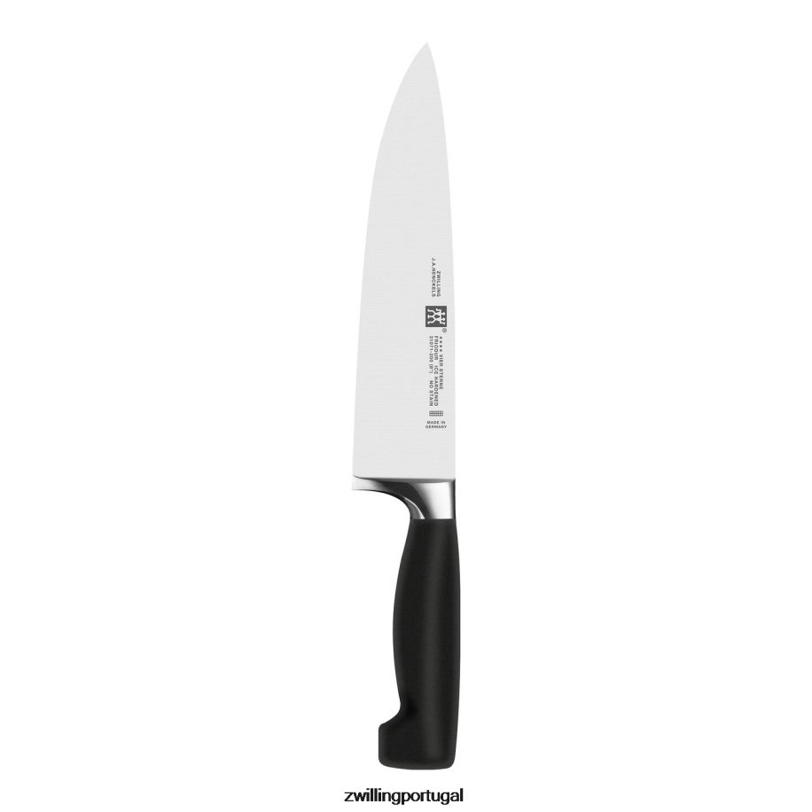 Zwilling talheres 442PVP2 quatro estrelas, 8 peças, conjunto de bloco de faca, natural