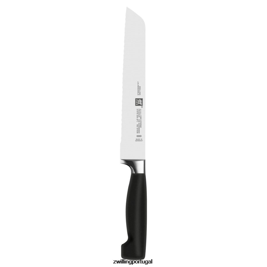 Zwilling talheres 442PVP2 quatro estrelas, 8 peças, conjunto de bloco de faca, natural