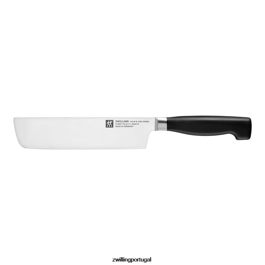 Zwilling talheres 442PVP371 quatro estrelas de 6,5 polegadas, nakiri