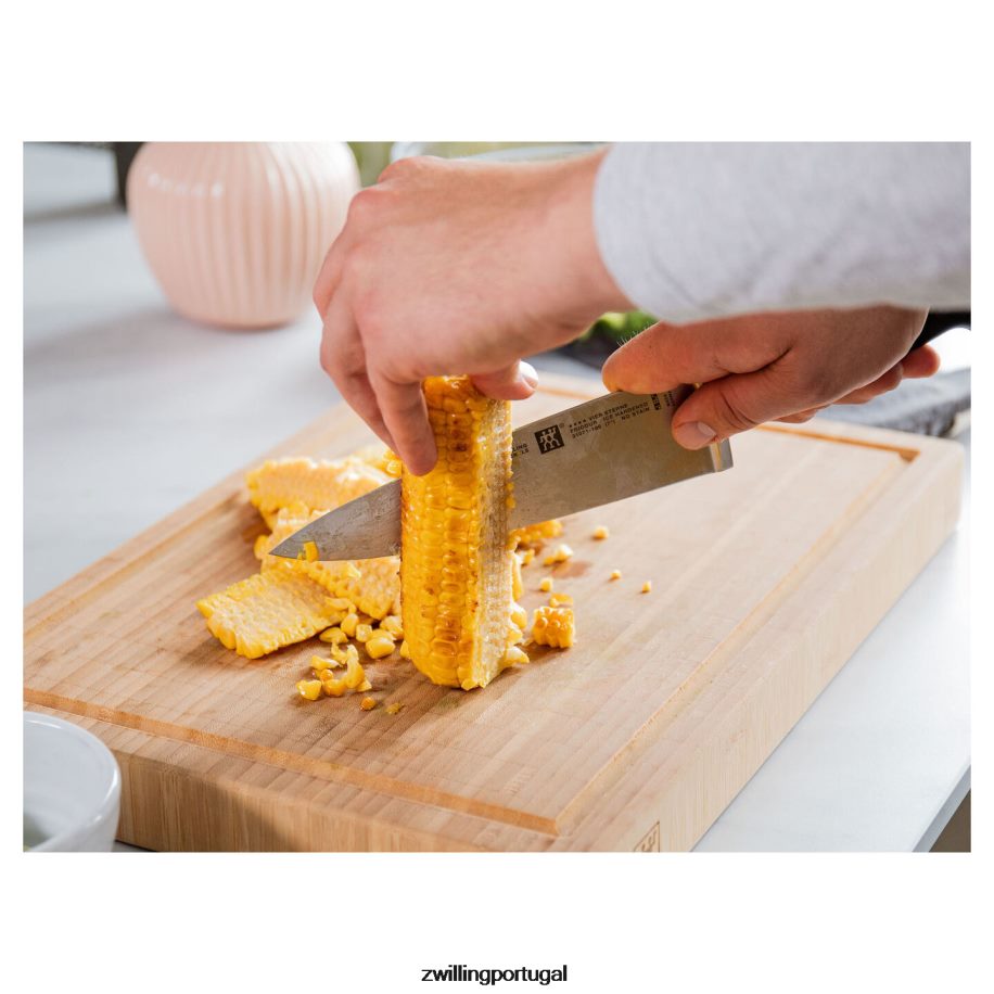 Zwilling talheres 442PVP393 quatro estrelas de 7 polegadas, faca de chef