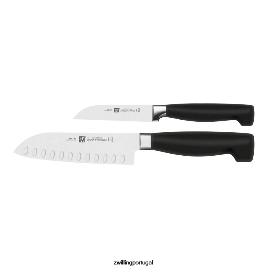 Zwilling talheres 442PVP410 quatro estrelas 2 peças, conjunto inicial asiático