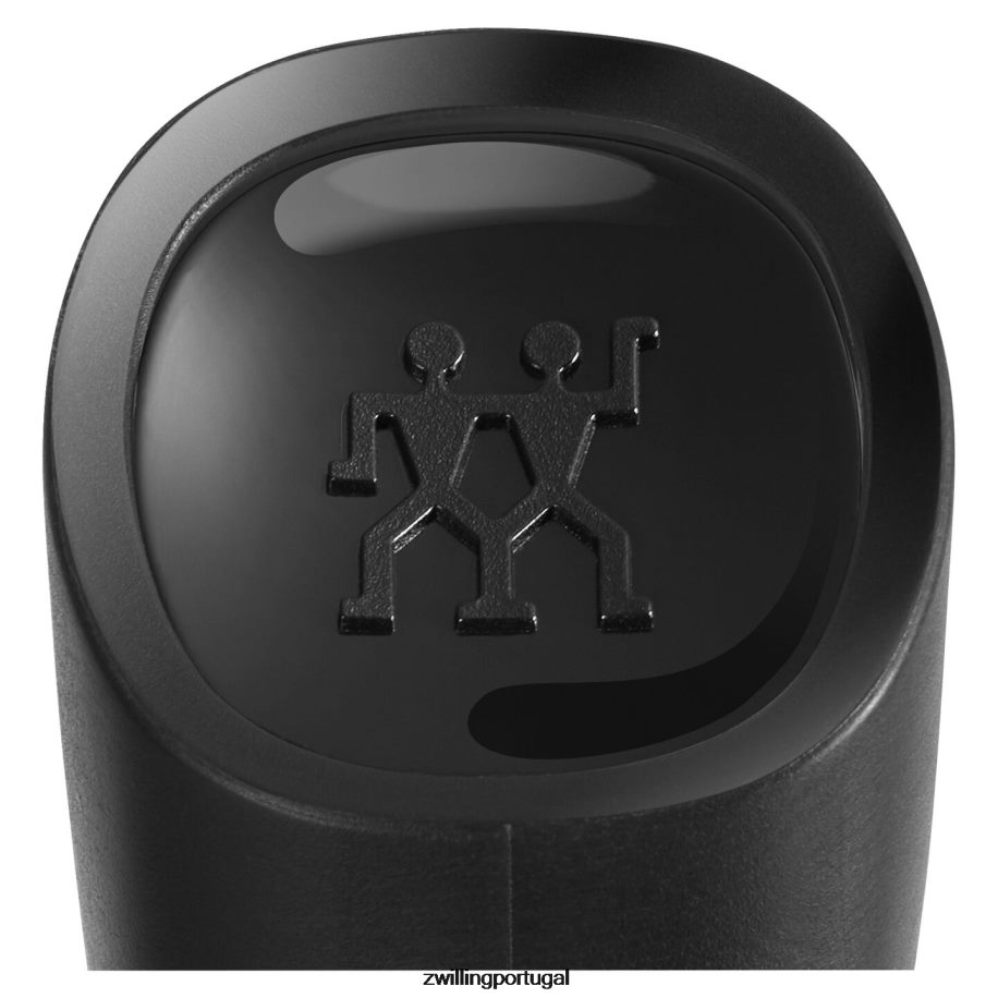 Zwilling talheres 442PVP215 all * star de 7 polegadas, faca de chef chinês, preto fosco