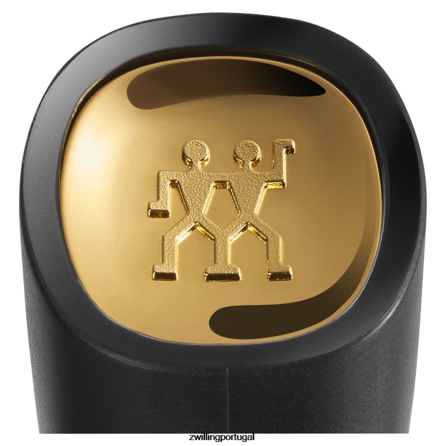 Zwilling talheres 442PVP216 all * star de 7 polegadas, faca de chef chinês, ouro