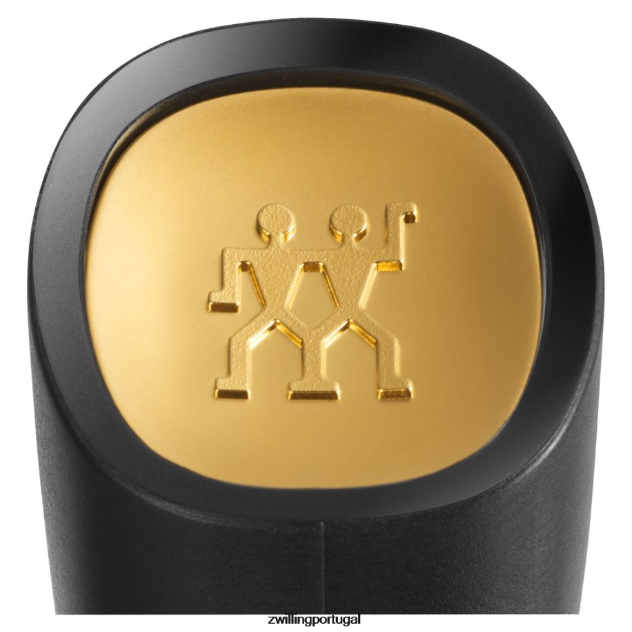 Zwilling talheres 442PVP292 all * star de 8 polegadas, faca de chef, ouro fosco