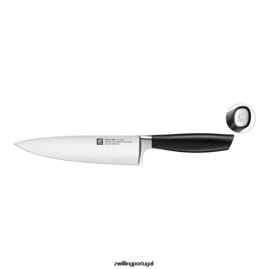Zwilling talheres 442PVP295 all * star de 8 polegadas, faca de chef, branca