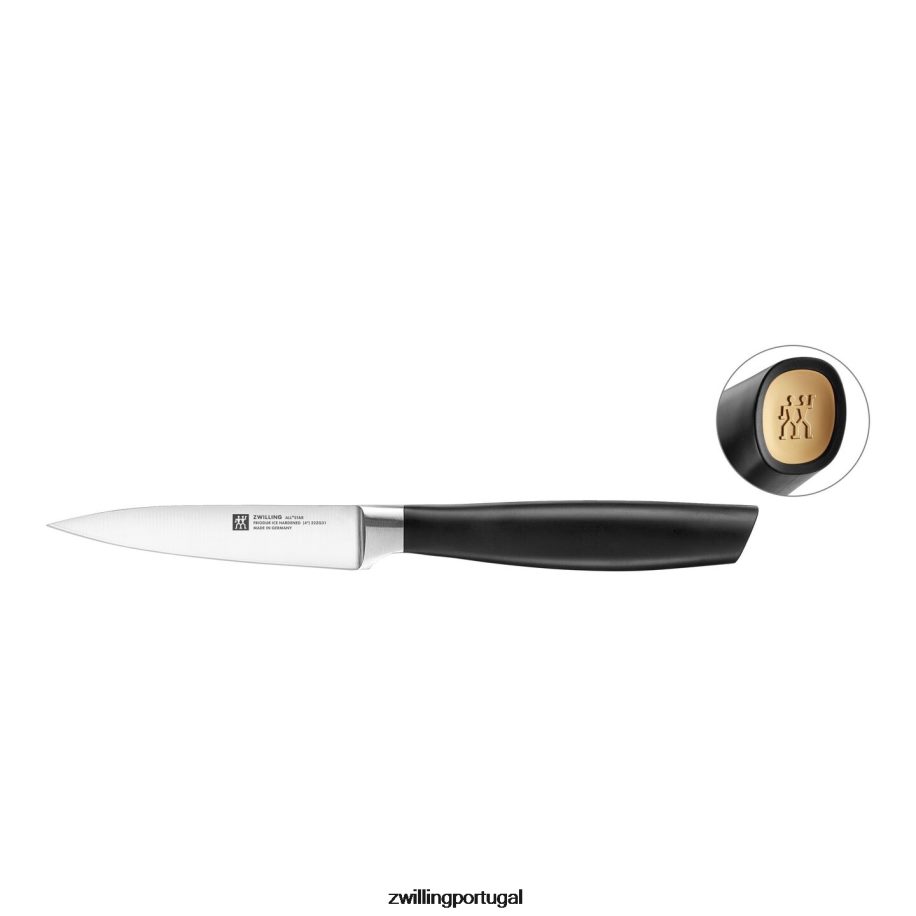 Zwilling talheres 442PVP309 faca all * star de 4 polegadas, ouro fosco, ouro fosco