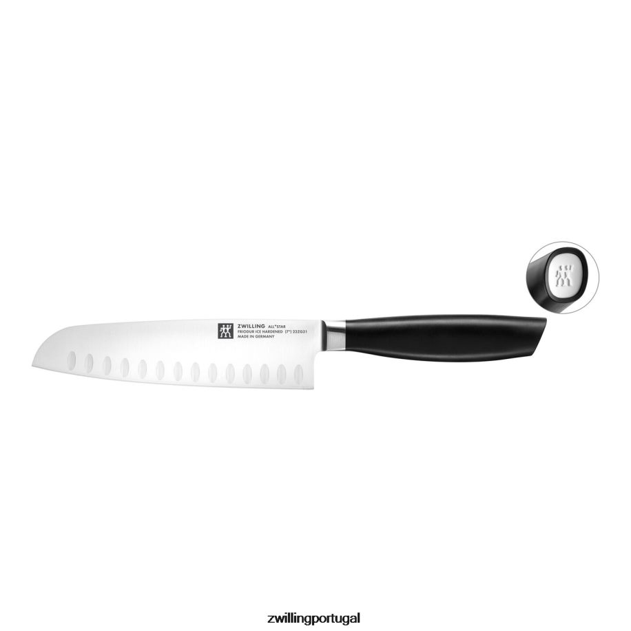 Zwilling talheres 442PVP318 all * star de 7 polegadas, santoku, branco