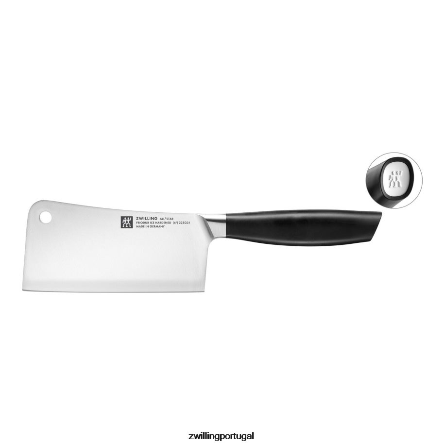 Zwilling talheres 442PVP324 all * star de 6 polegadas, cutelo, branco