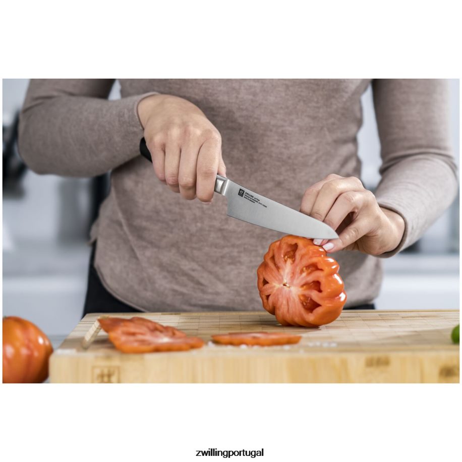 Zwilling talheres 442PVP348 all * star 5,5 polegadas, faca de chef compacta, ouro