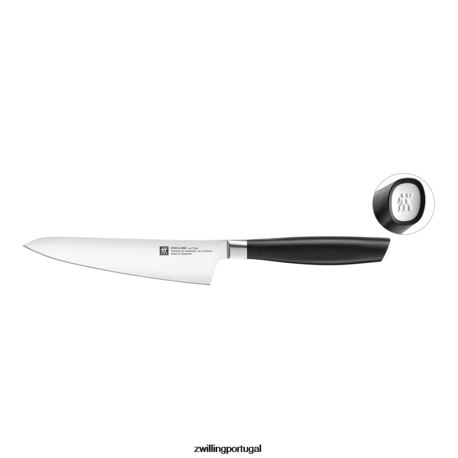 Zwilling talheres 442PVP352 all * star 5,5 polegadas, faca de chef compacta, branca