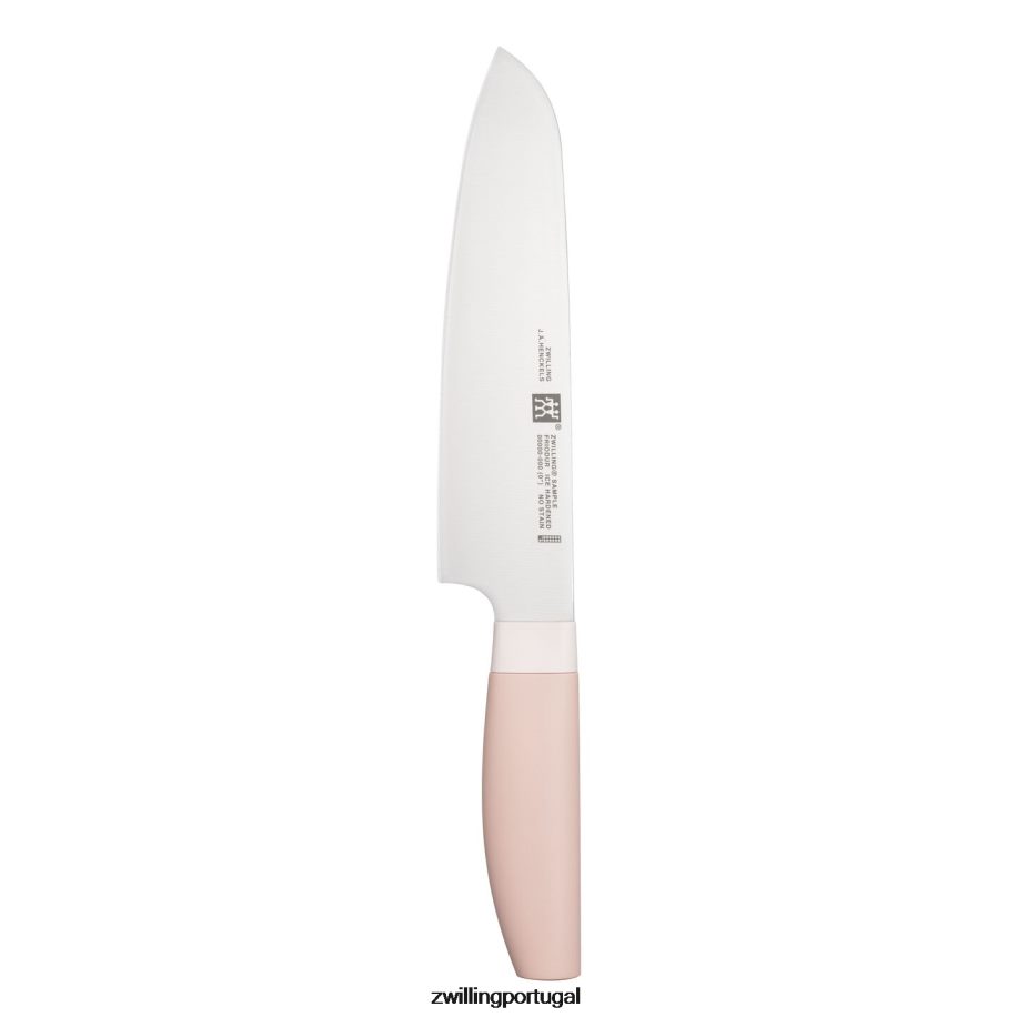 Zwilling talheres 442PVP118 agora com 7 peças, conjunto de bloco de faca, rosa