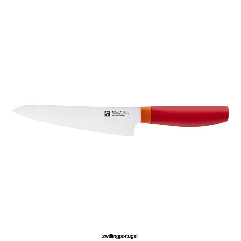 Zwilling talheres 442PVP135 agora com 2 peças, z agora com conjunto completo, vermelho