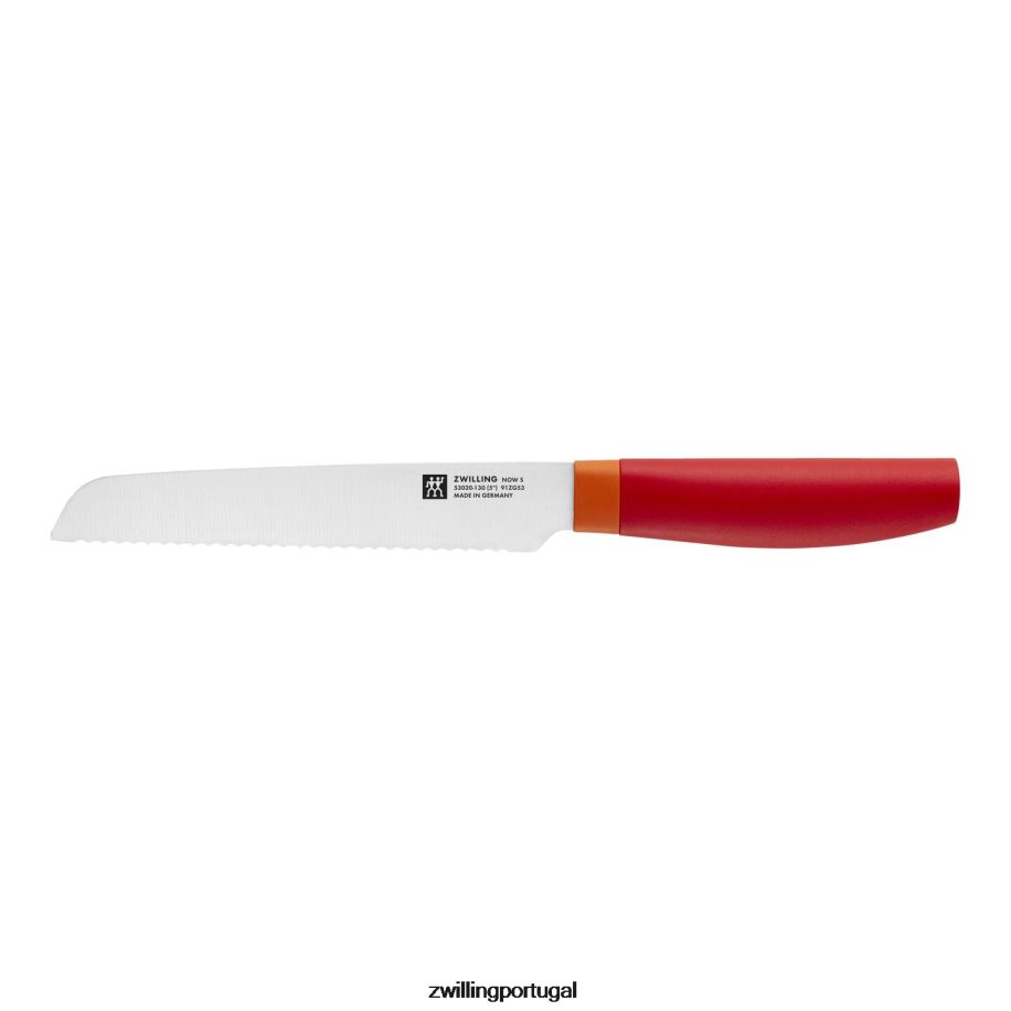 Zwilling talheres 442PVP135 agora com 2 peças, z agora com conjunto completo, vermelho