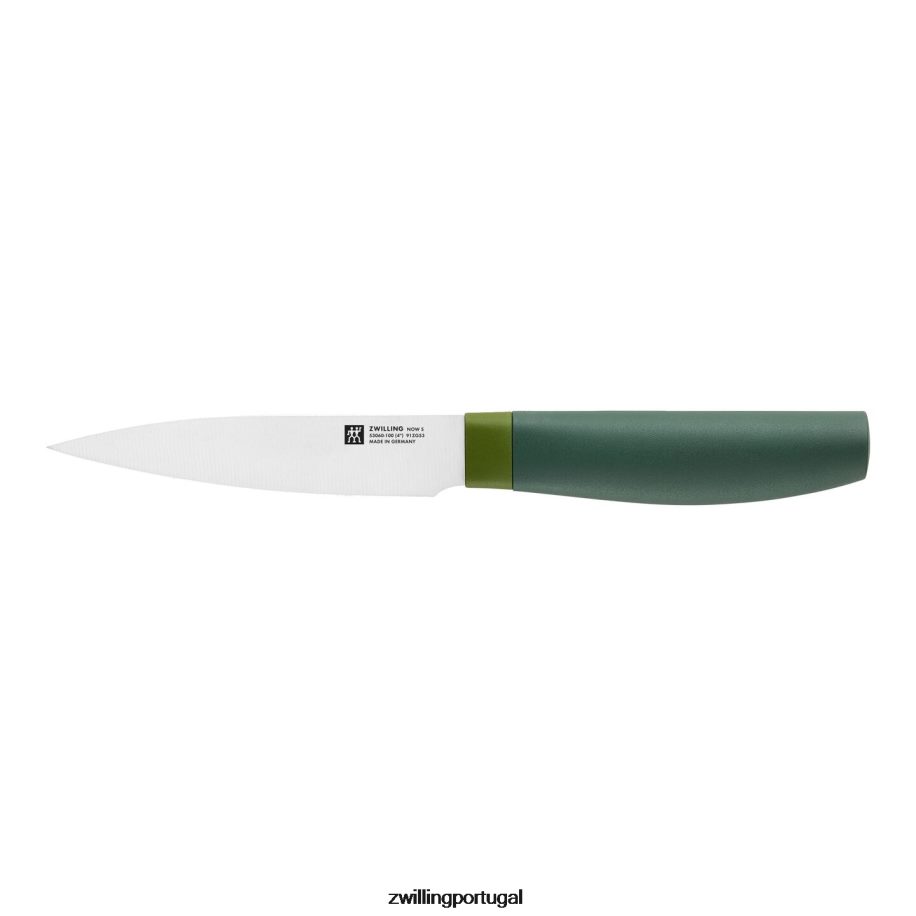 Zwilling talheres 442PVP377 agora com 6 peças, conjunto de bloco de faca z agora, verde limão