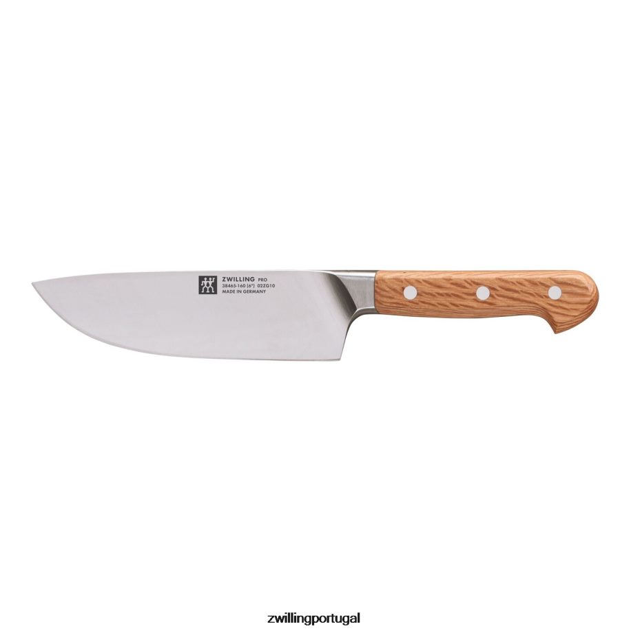 Zwilling talheres 442PVP386 azinheira profissional de 6 polegadas, faca de chef